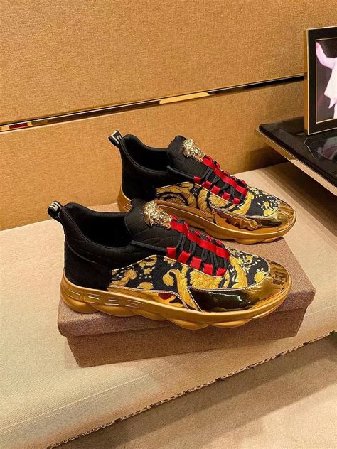 mens replica versace trainers|Versace sneakers for men.